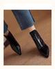 Women's V-Cut Stiletto Heel Ankle Boots, Pointed Toe, Fleece-Lined, Back Zipper - 2025 Autumn/Winter Collection.