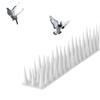 10Pcs White Spikes Repeller Cat Plastic Bird Repellent Anti Pigeon Anti-bird Squirrel Garden Fences Control Transparent Spikes