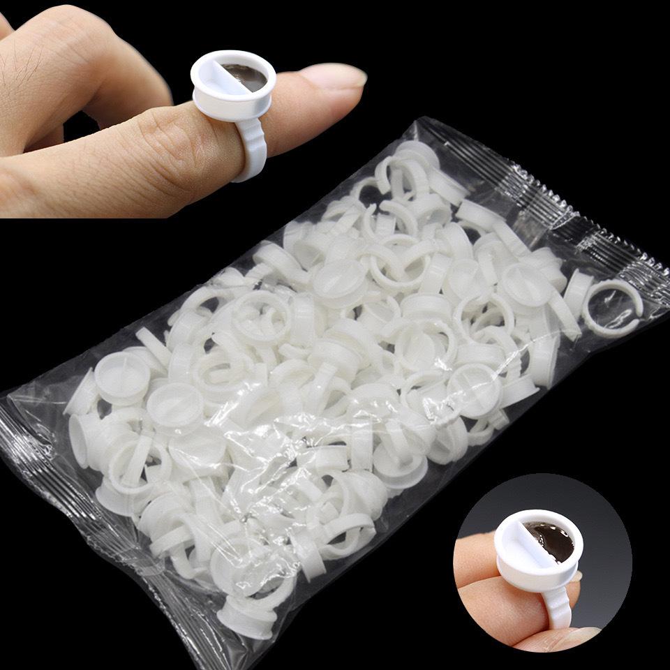 Eyelash Blooming Glue & Pigment Drip Ring Cup for Microblading