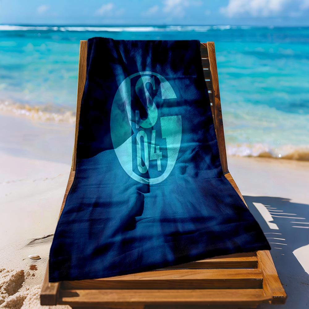 Fc Schalke2 Beach Towel Soft Durable Quick-Dry Comfortable Lightweight