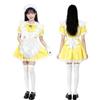 Formemory Maid Costume Cosplay Anime Magical Classic Short Maid Cute Lace Lolita and Plus Popular Costume for School Con and Photo 5 Colors 5-Piece