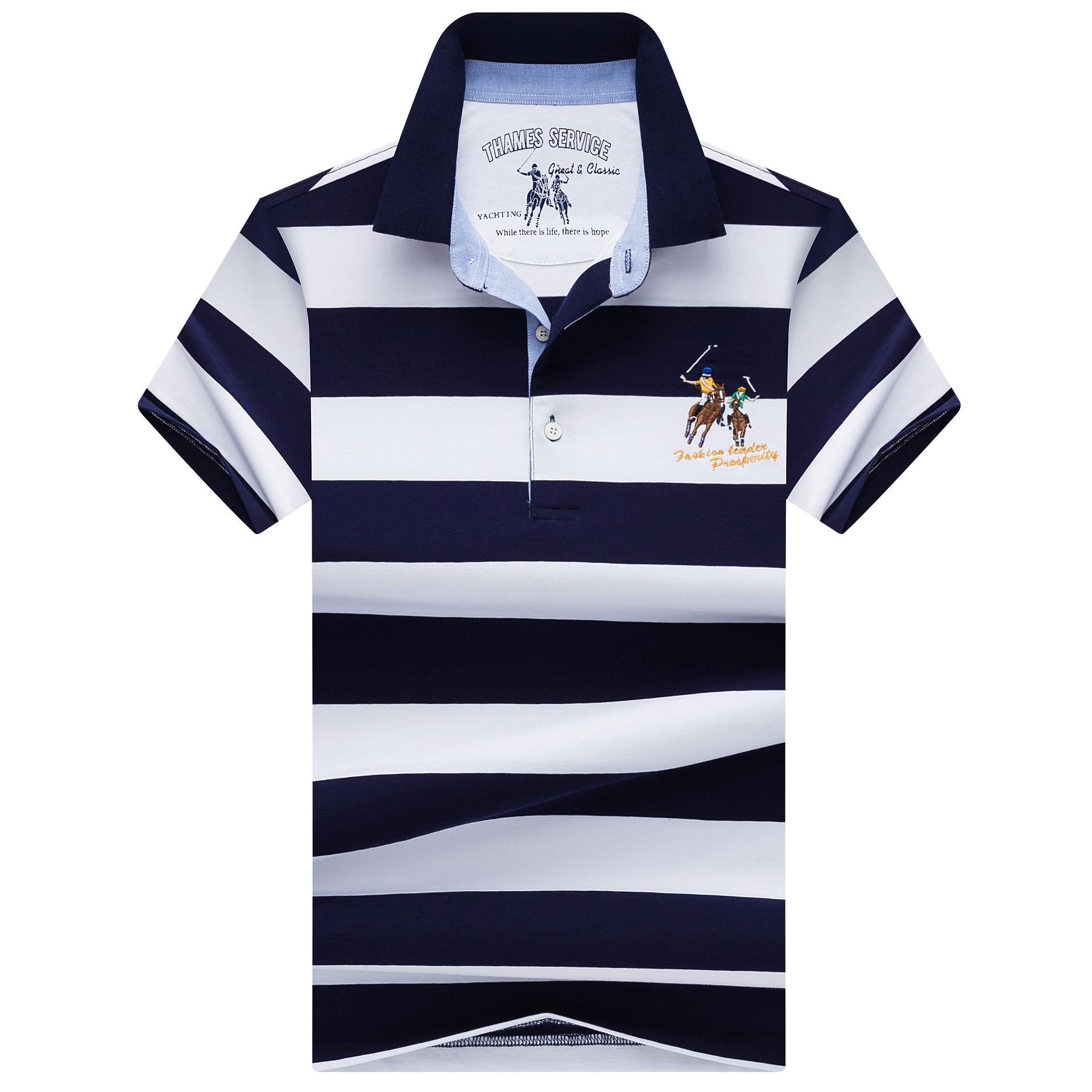Men s Striped Cotton Polo, Summer 2026 Slim Fit M белый