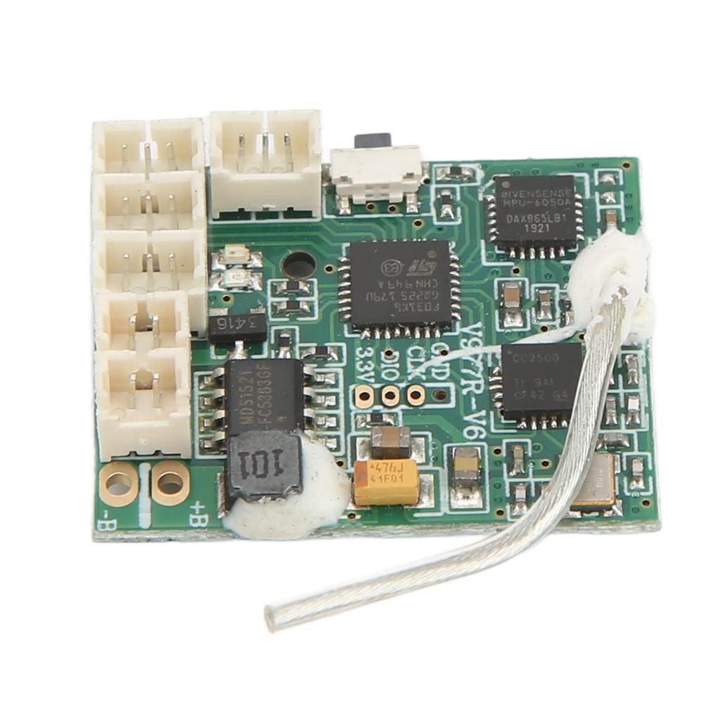 RC Airplane Receiver Board for XK K110 Remote Control Models, K110.004 Receiver Main Board Replacement Part, 3-7V Compatible