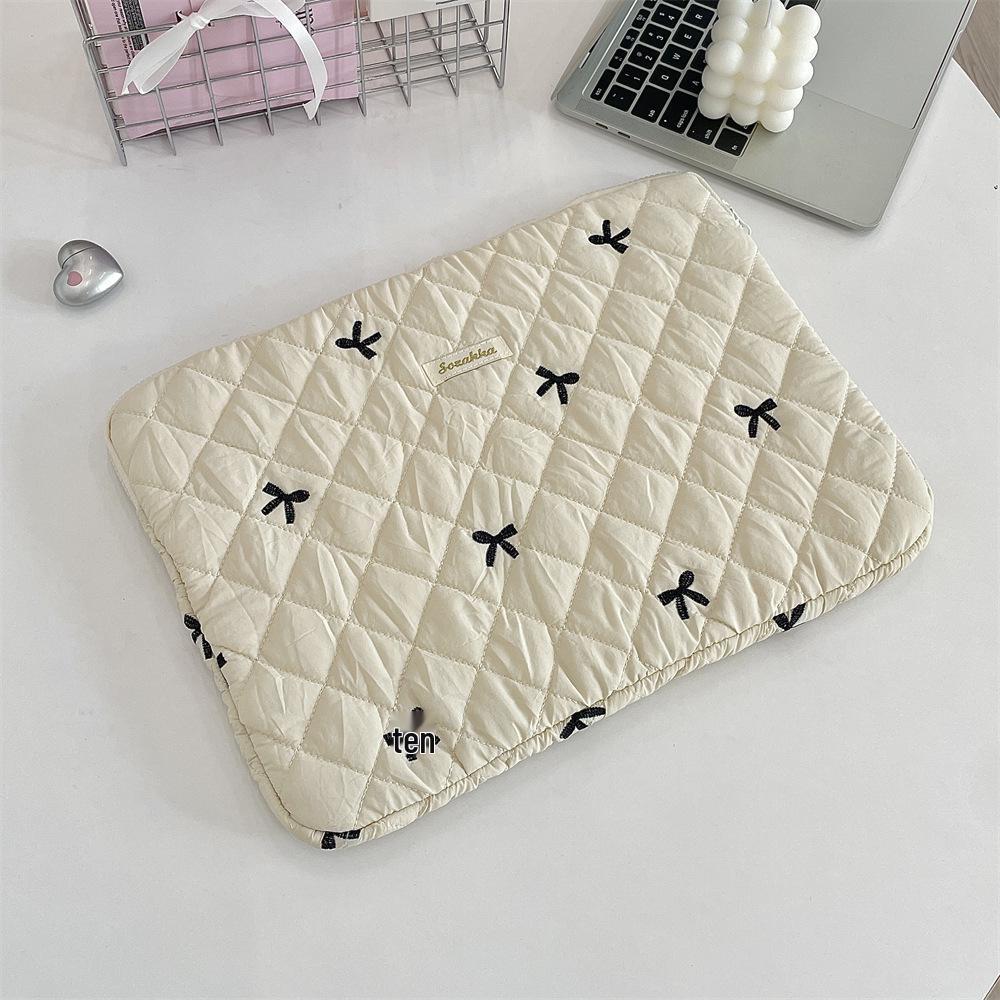 Coreean Iepuraș Drăguț Broderie Diamant Depozitare Tabletă & Laptop - 11/13/15 inch