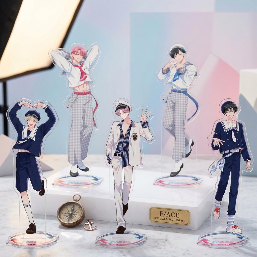 Anime Tamon-kun Ima Dotchi!? Tamon's B-Side Acrylic Stand Keychain Fukuhara Tamon Rintaro Kai Figure Desktop Decor Gift for Fans