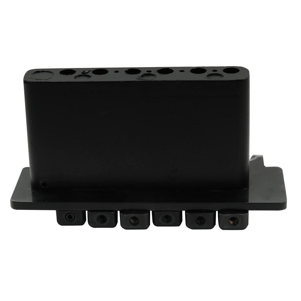 Wilkinson WVS50K 10.8mm String Pitch Two-Point Tremolo Bridge with Steel Block for Squier Strat & ST Electric Guitars, Black