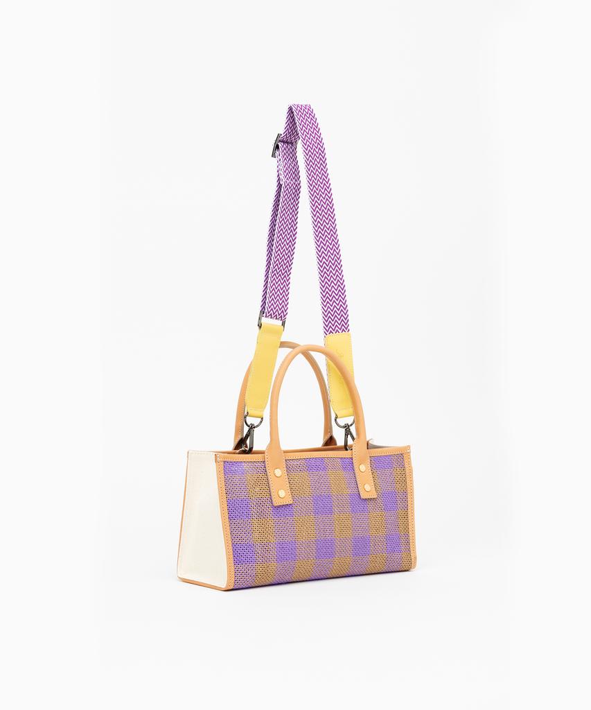 Jina In Ny Donna Breeze Mini Tote [Violet Combo]