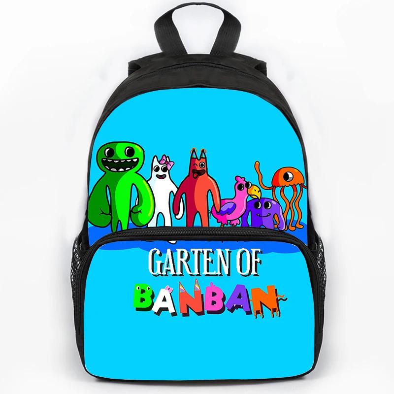 Zaino Scolastico Stampato Garten of BanBan da 16 Pollici per Ragazzi, Borsa di Grande Capacità per Viaggio, Sport, Portatile, Zaini Scolastici per Studenti, Zaino per Libri per Bambini