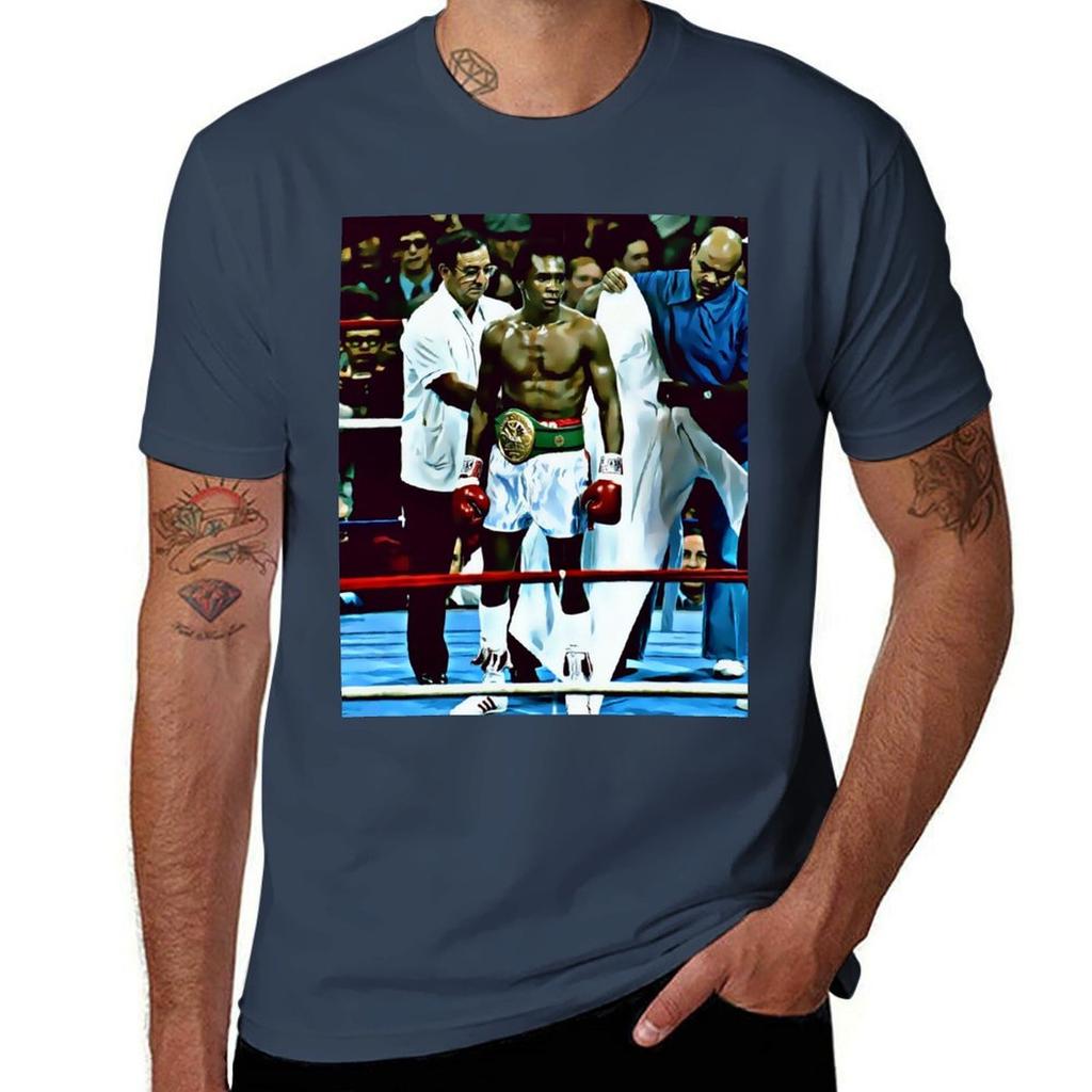 Sugar Ray Leonard Tshirt Work Style Casual Tshirt