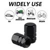 4Pcs Tire Valve Stem Caps Decorative Tires Accessories Aluminum Alloy Nipple Wheel Caps Cars Motorcycles Bicycle Cover Dustproof