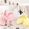 1 pièce Robe de bain pour animal de compagnie avec capuche, Plusieurs tailles et couleurs disponibles, Serviettes pour chiots, Serviettes pour animaux de compagnie, Accessoires pour chiens, Serviettes pour chats, Serviettes pour chiens