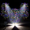 Solar Ground Inset Firework Led Landscape Light Waterproof Yard Decor For Garden