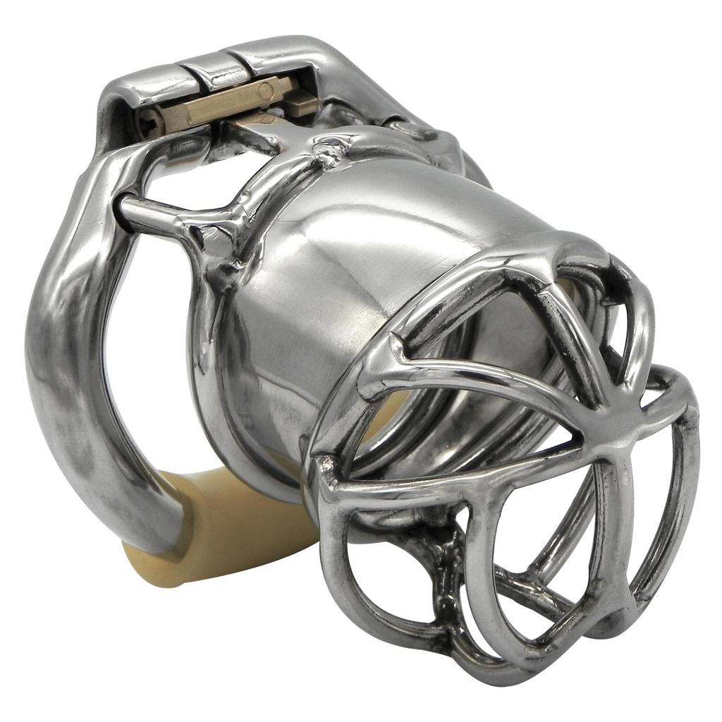 Ergonomic Stainless Steel Stealth Lock Male Chastity Device,Cock Cage,Penis Lock,Cock Ring,Chastity Belt, S063