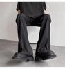 2024 Spring/Autumn Young Men's Trendy Flared Trousers: Light, Loose, Casual Drape Pants