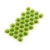 Static Grass Tuft 1:12 Scale Mini Bushy Lowland Shrubs Model Kit Miniature Artificial Grass for DIY Train Landscape Railroad Scenery Gaming Terrain