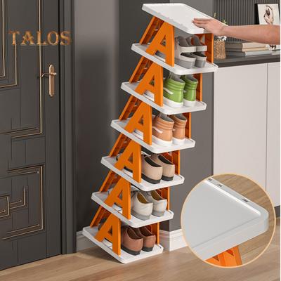 1 komplekti kingahoidja, suur mahutavus. Hoida korras Kergesti paigaldatav Kasulik ühiselamu rõdu 2/3/4 kihti jalatsihoidja majapidamises