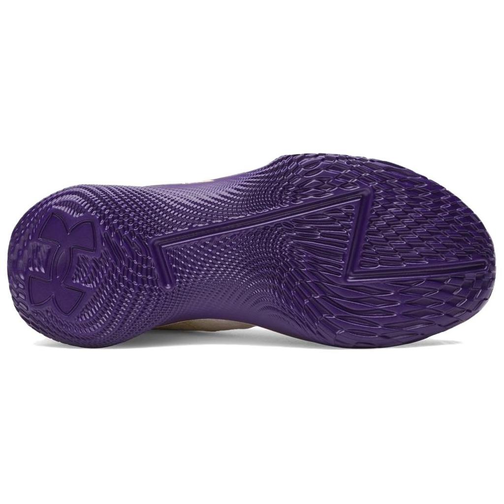 Under Armour Curry 1 Low Flotro Reign Rose PE Basketball Shoes Men sneaker Gold Purple 3028862-700-1