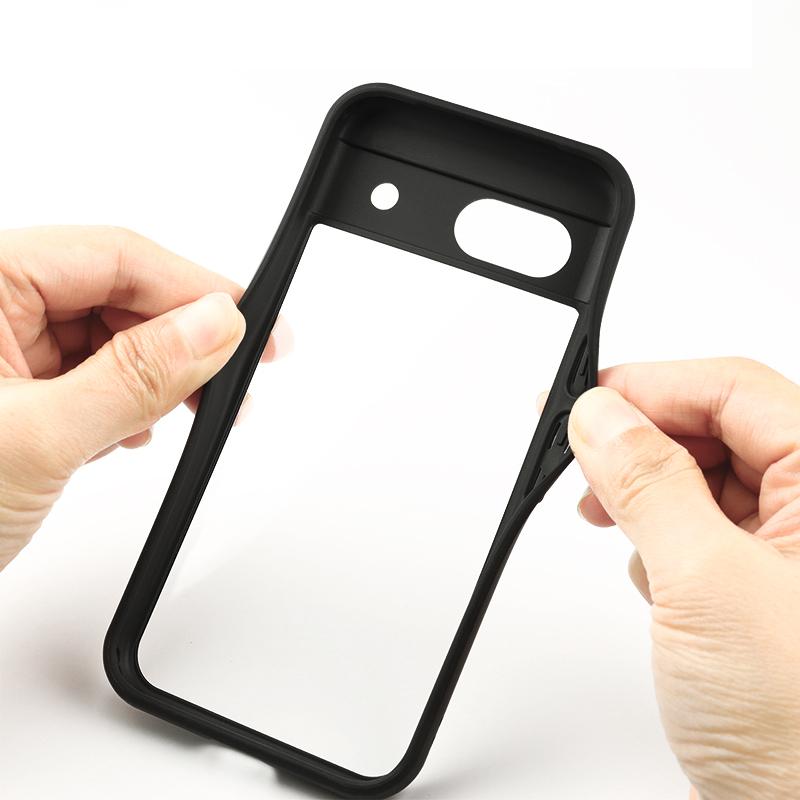 

For Google Pixel 8a Case Shockproof Phone Shell Slim-Fit TPU+PC Clear Phone Cover A