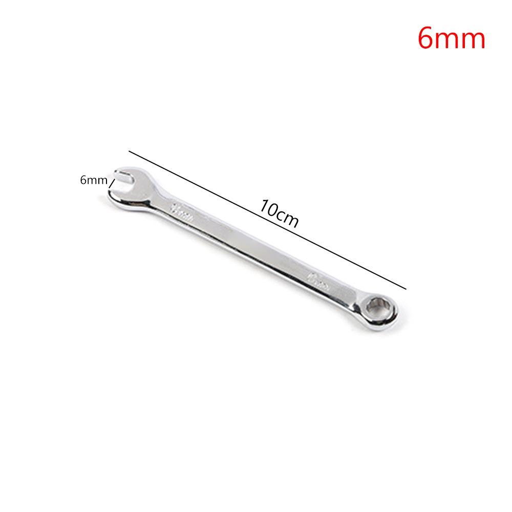 

1 шт. Метрический трещоточный гаечный ключ с реверсивным механизмом Ручной инструмент для гаек Инструмент для ремонта автомобиля и велосипеда 6mm