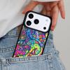 Colourful Psychedelic Trippy Art soft Phone Case for iPhone 16e 15 14 13 12 17 Pro Max Plus Air 17pro Cover Coque