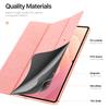 For Samsung Galaxy Tab S11 Ultra Case DUX DUCIS Domo Series Tri-fold Stand PU Leather Tablet Cover