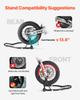 VEVOR Motorcycle Stand Lift, 1100lbs Capacity Front Rear Combo Stand Lift, Front Wheel Dual-Fork Stand, Rear U+L Fork Swingarm Spool Stand