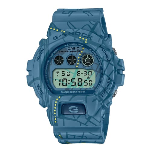

Мужские синие часы Casio G-Shock серии Treasure Hunt DW-6900SBY-2JR