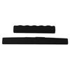 2 Pcs/set Saddle Nut Ebony Upper Nut(52x6x9mm) + Saddle (80x3x9/8mm) for Classical Guitar