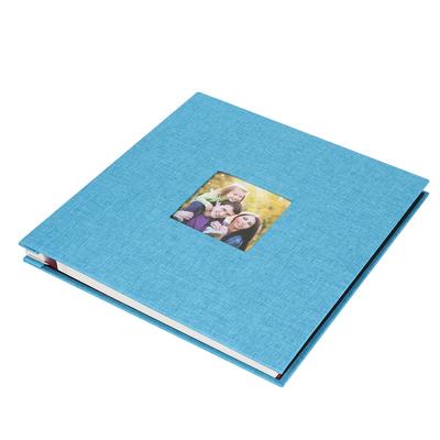DIY Ručně vyráběné samolepicí lněné fotoalbum gramofonové album scrapbooking výročí valentýnské