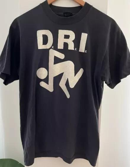 Vintage D.R.I. Band short sleeve Black Cotton All size S-5XL T-shirt 8HRT91 Unisex T-Shirt