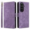 For Samsung Galaxy Z Fold7 5G Case Wallet RFID Blocking PU Leather Phone Cover Stand with Strap