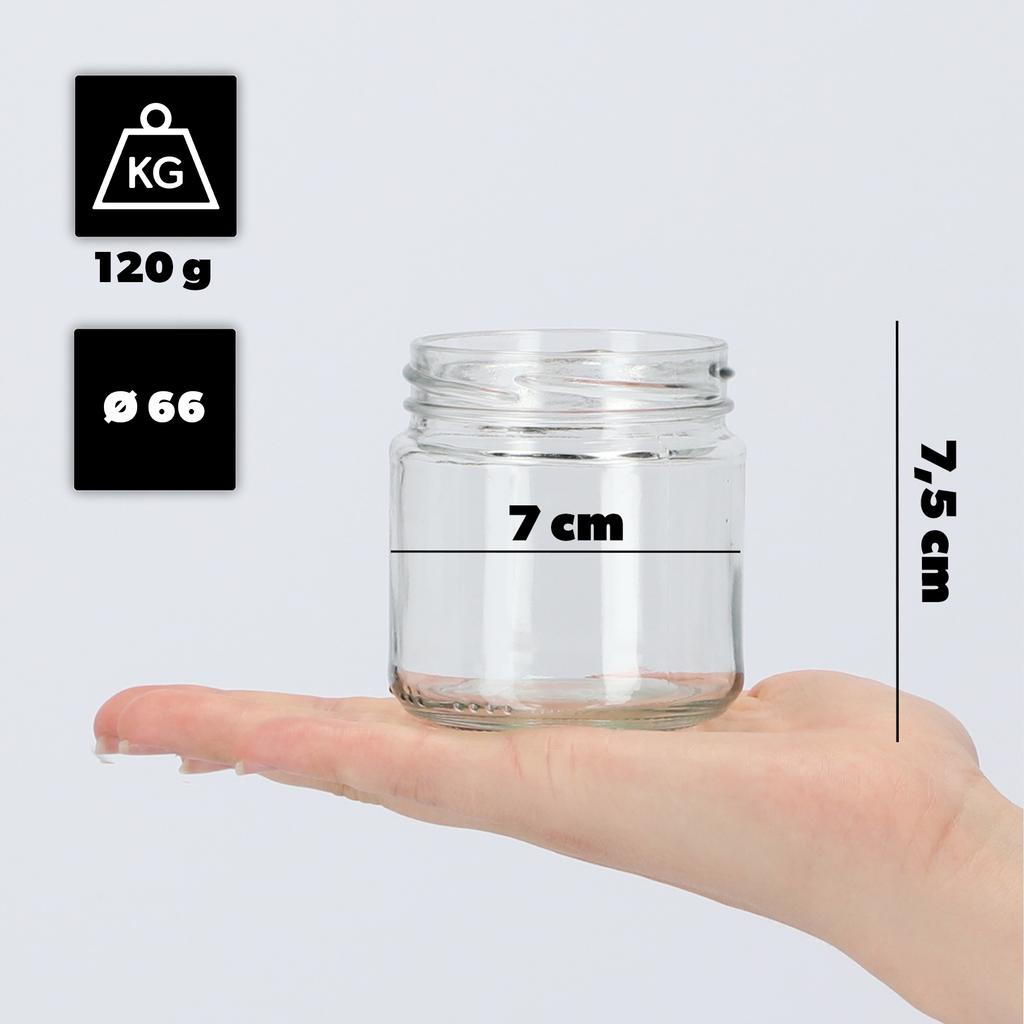 KADAX 10x Glas 200ml Glas für Konserven Marmelade Honig Ohne Deckel