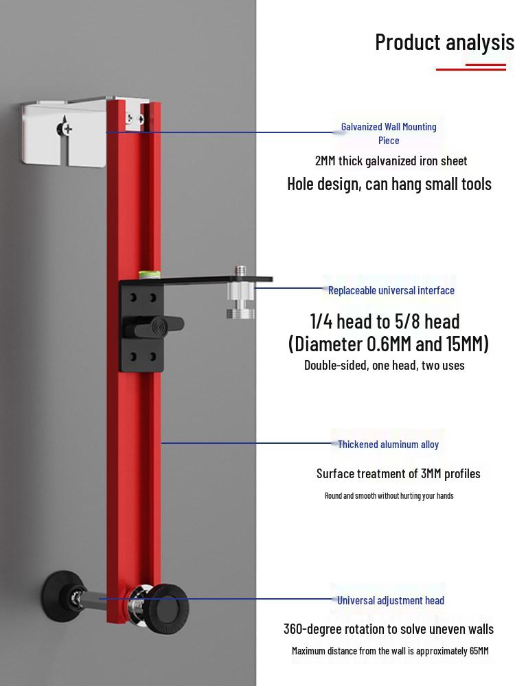 Infrared Laser Level Ceiling Bracket for Woodworking and Decoration