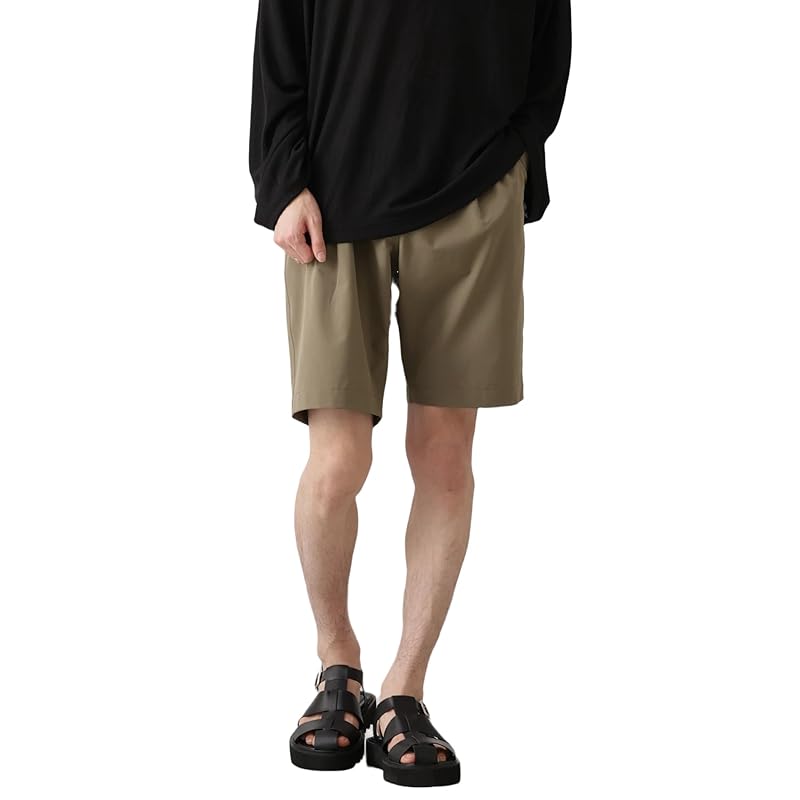 

[Nano Universe] lightweight stretch shorts (Setup possible) men s M 180 khaki 672-5128201