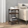 VidaXL Side Table Brown Oak 35x30x60 Cm Engineered Wood 825806