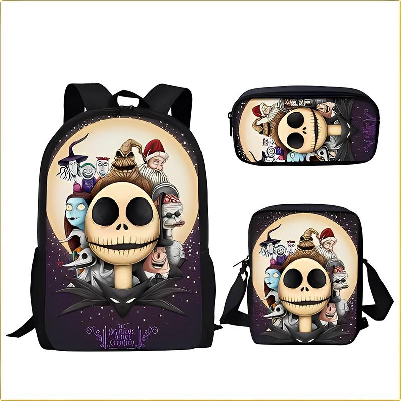 New Cross-border Backpack Set For Christmas The Nightmare Before Christmas Theme