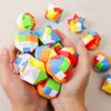 3D Puzzle Luban Lock Keychain - Magic Mini Cube Brain Teaser Game Intellectual Educational Toy For Kids Adult Antistress