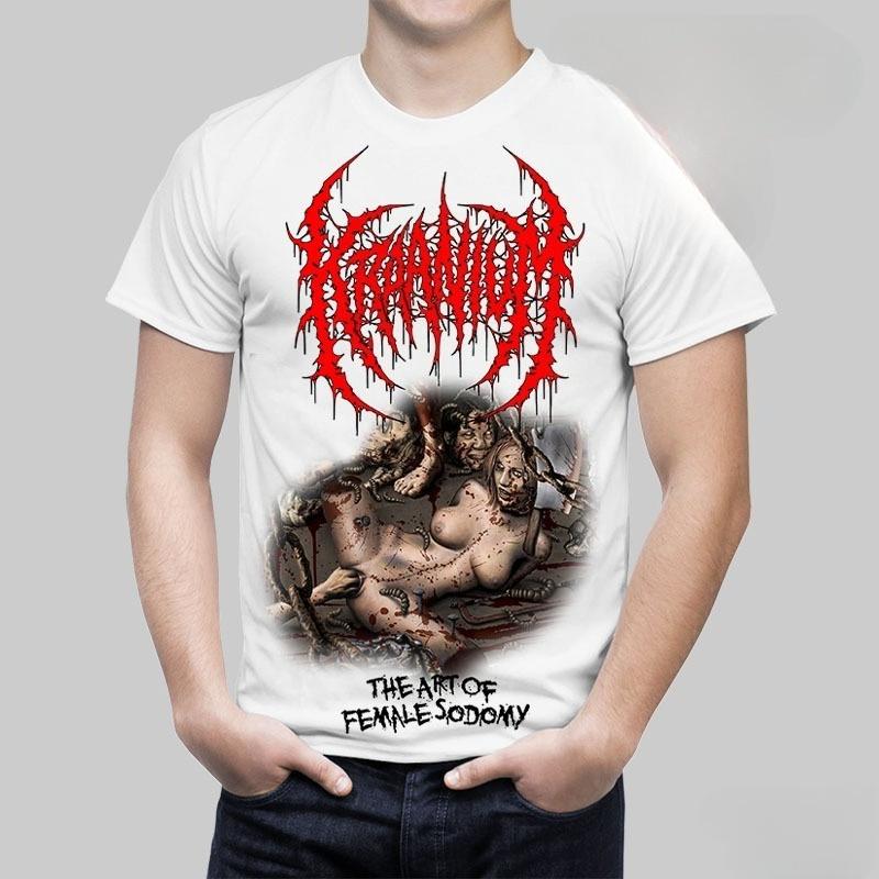 Iron Fist Rock T-shirt Male Cruel Death Metal Band Hip Hop European and American Street Loose Plus Size Ins