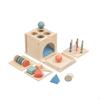 Shape Sorter with Interchangeable Boards Pastel Sorting Cube Developmental