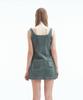 REST&RECREATION Denim Mini Dress - Gray