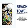 Mob Psycho 100 Print Beach Towel, Large Soft Quick Dry Towel for Beach Camping Swimming