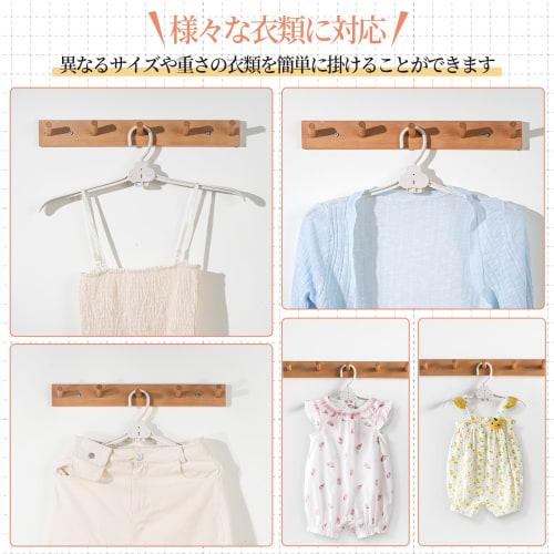 OSUDRY One-Touch Hangers, Set of 10, Collar Protection, Non-Slip, Shape-Preventing, Foldable, Space-Saving, Heavy-Duty, Body-Shaped Hangers for Clothe