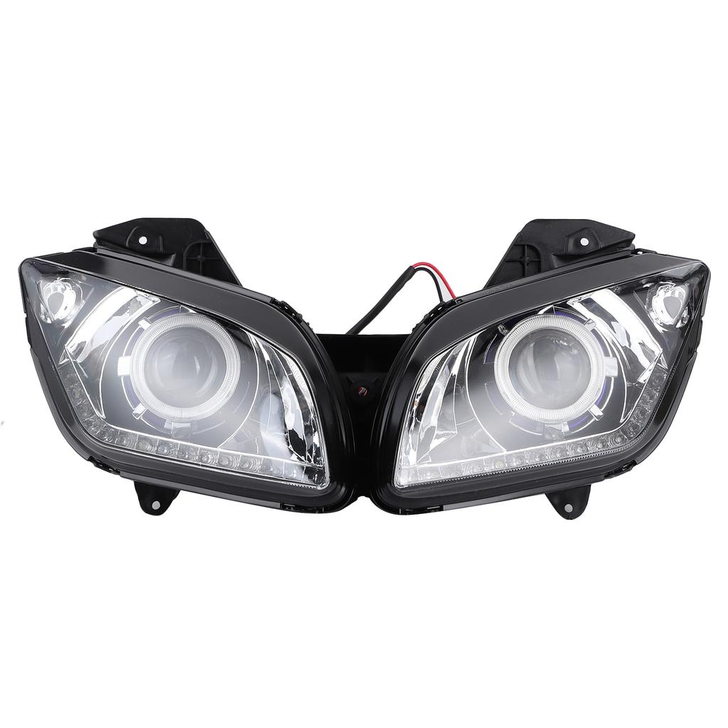 LED Headlight Assembly Bright White Angel Eyes High Low Beam Fit for R15 2012?2016
