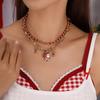 Santa Claus Christmas Necklace & Choker Set - European & American Jewelry