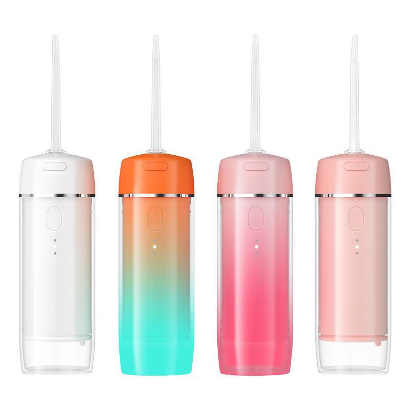 Portable Electric Water Flosser for Orthodontics - Retractable Oral Cleaner for Deep Teeth Cleaning at Home