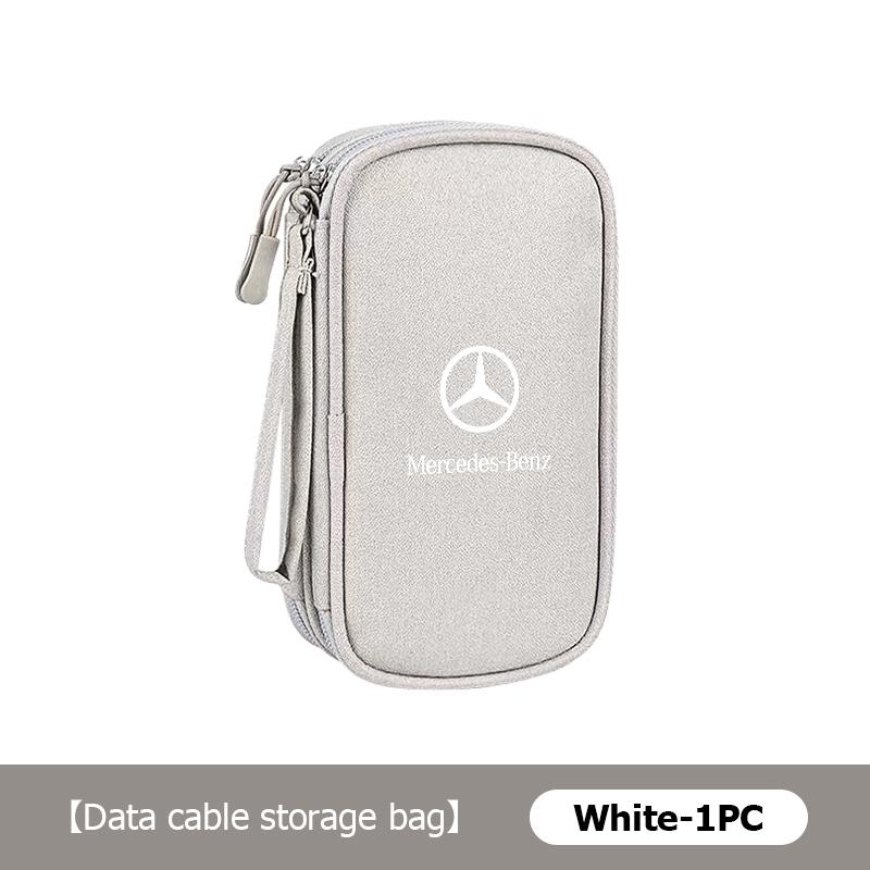 Car Sticker Car Storage Bag Portable Auto Travel Zipper Organizer Case For Mercedes Benz AMG A C E S G Class W201 W210 W108 W204