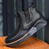 2022 Spring and Autumn New Martin Boots Men's Thick Sole Casual Leather Shoes