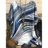 Printed round Neck Neck Casual Loose Top Print round Neck Top Women
