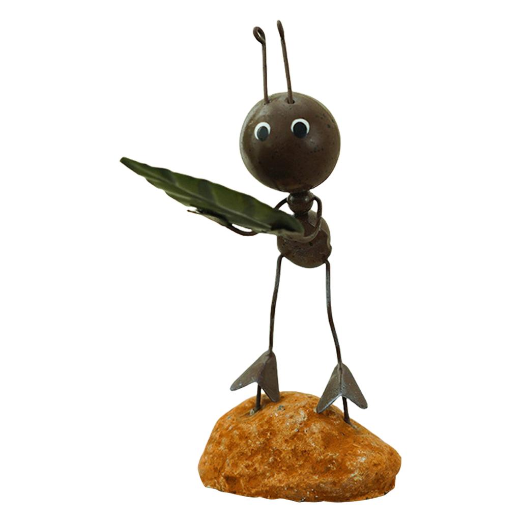 Iron Ants Garden Sculpture Weather Resistant Yard Ornaments Suitable For Outdoor Lawn Decoration And Plant Support Stake