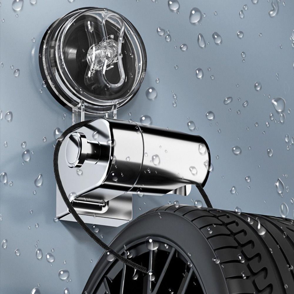 With Hanger Hooks Suction Cup Shower Head Holder No Drill Wall Mounted Showerhead Bracket ABS Universal